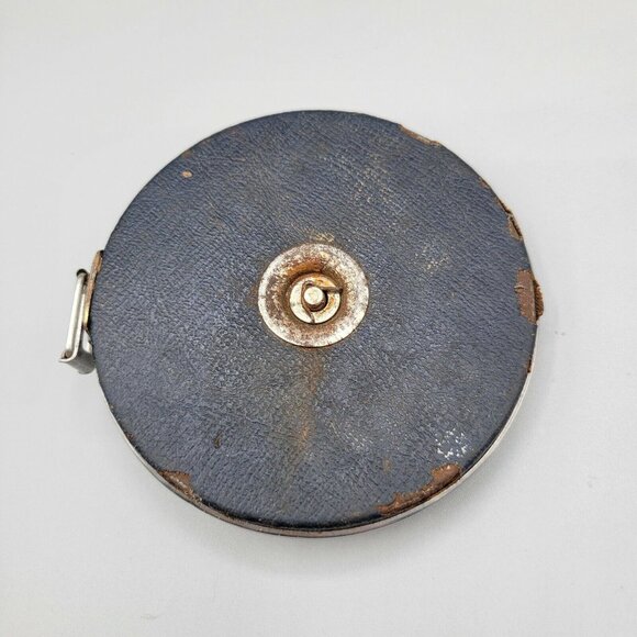 POWR-KRAFT Montgomery Ward 100 Ft  White Steel Tape Measure 84-4062 Roll Up - Picture 4 of 8